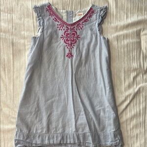 OshKosh B'gosh Blue and Pink Embroidered dress